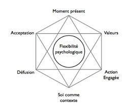 Thérapie ACT hexaflex flexibilité psychologique